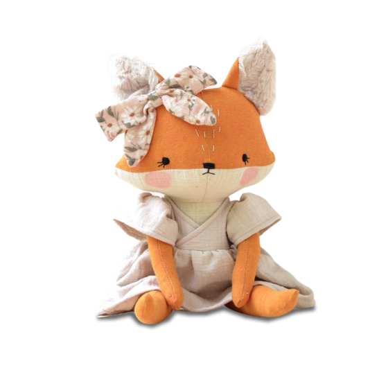 Toy Soft Fox Foxy, 25 Cm