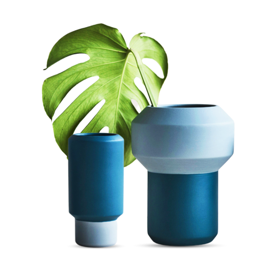 Cylinder Vase, 6 Cm X 18 Cm, Multicoloured