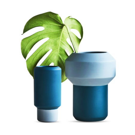 Cylinder Vase, 6 Cm X 18 Cm, Multicoloured
