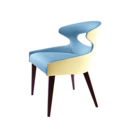 Accent Armchair, Mineral Blue Fabric